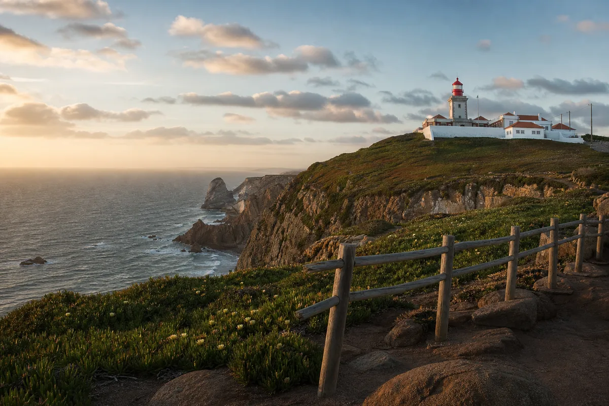 Cabo da Roca e o Atlântico
