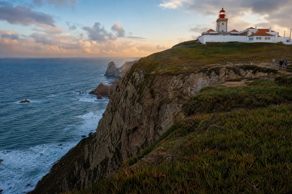 Cabo da Roca e o Atlântico