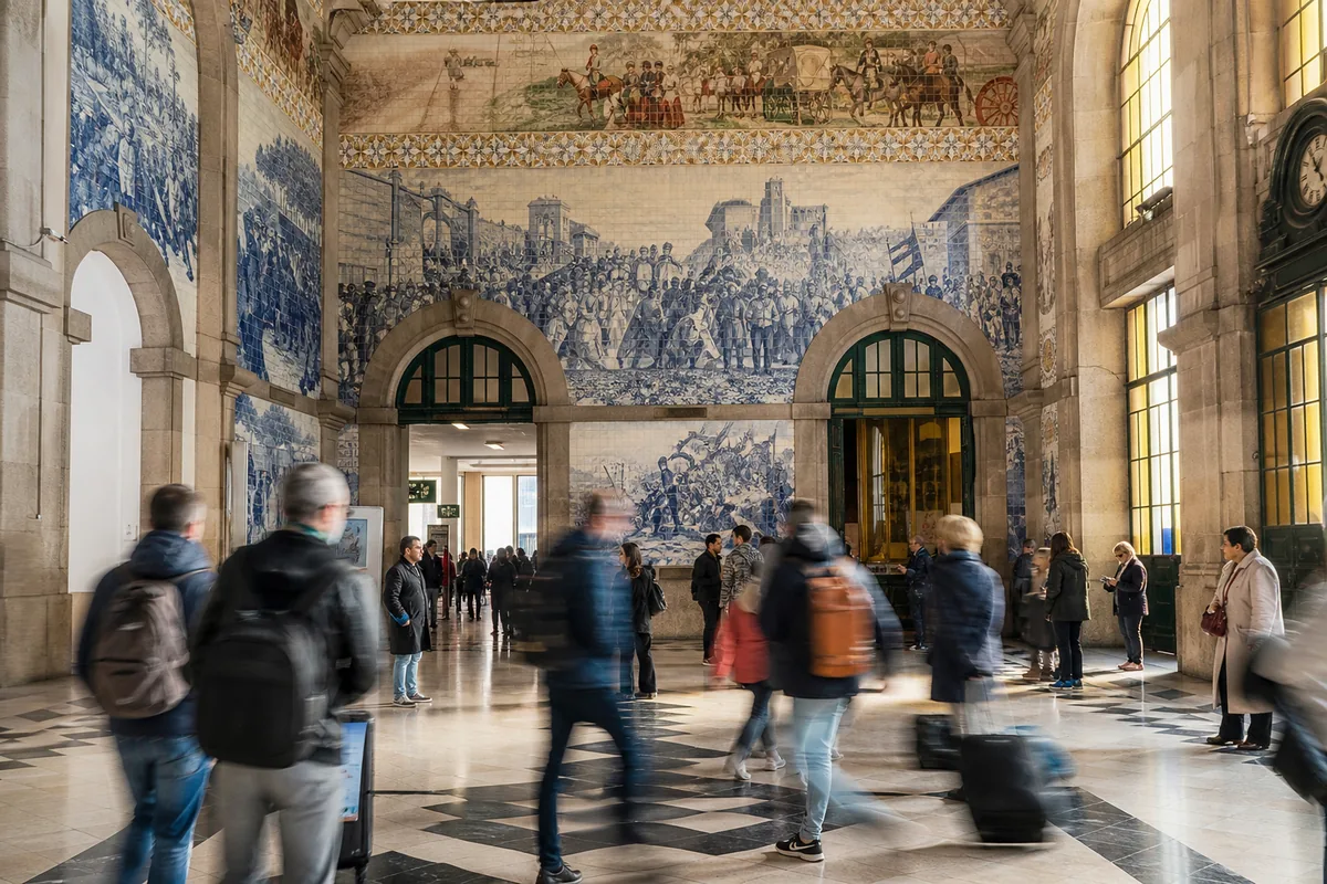 Estação de São Bento, no Porto