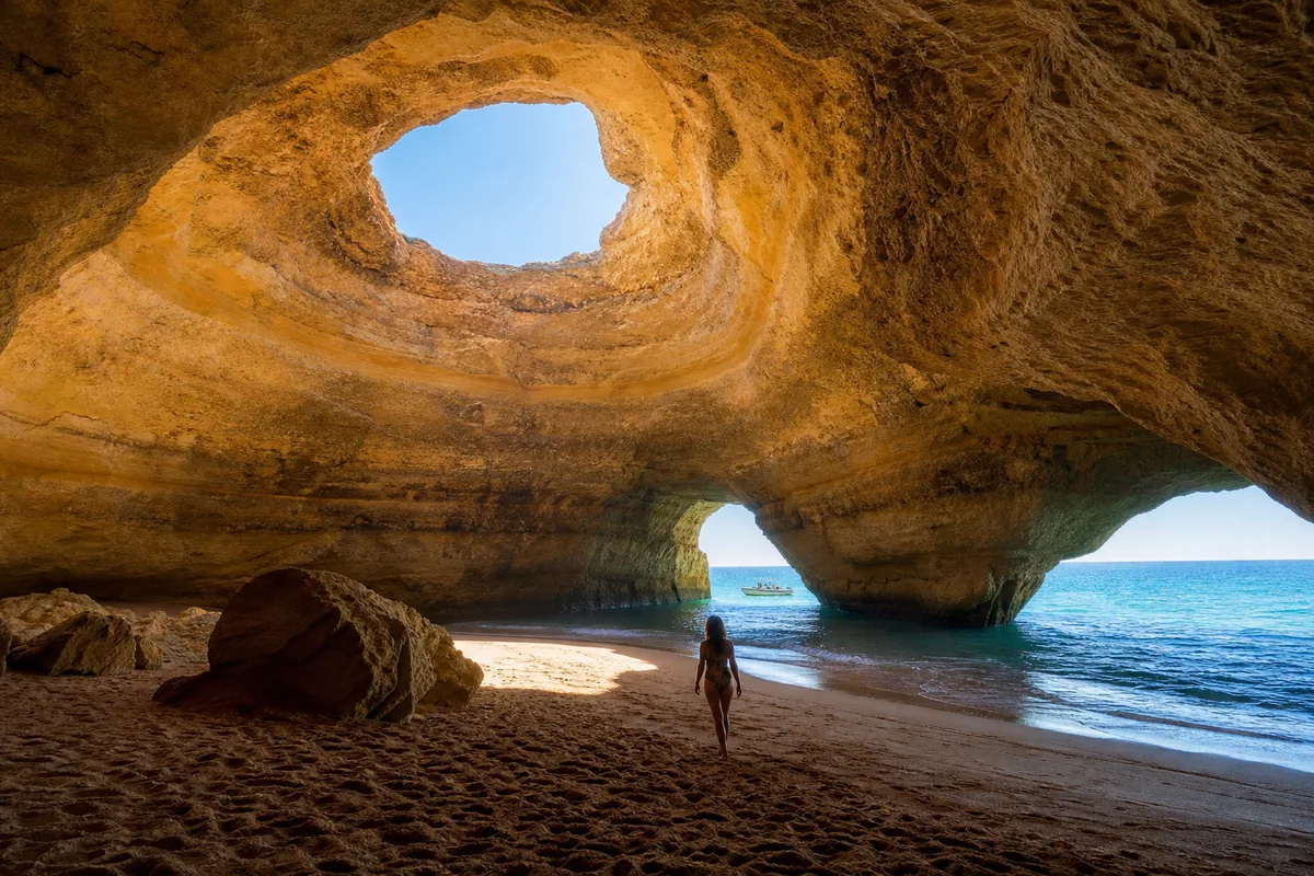 Gruta de Benagil, no Algarve