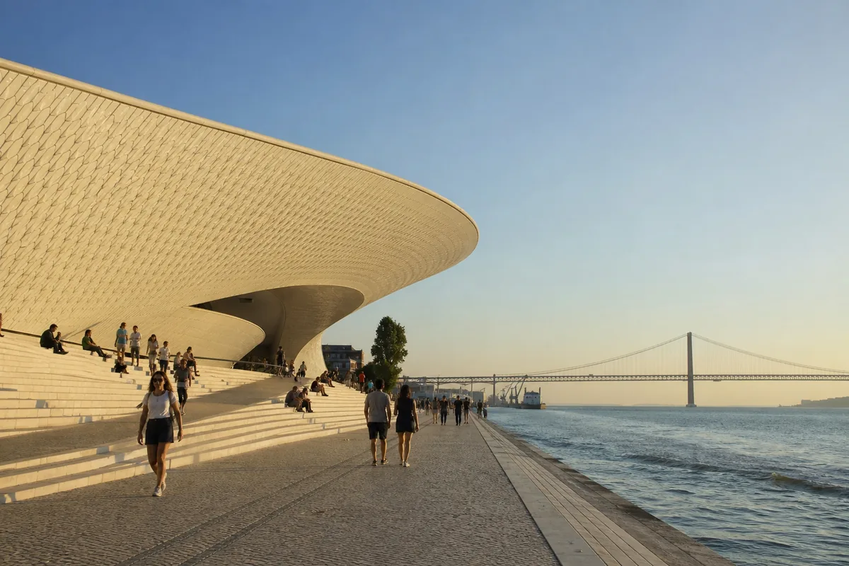 MAAT junto ao Tejo, em Lisboa