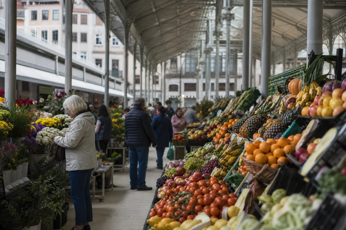 Mercado do Bolhão, no Porto
