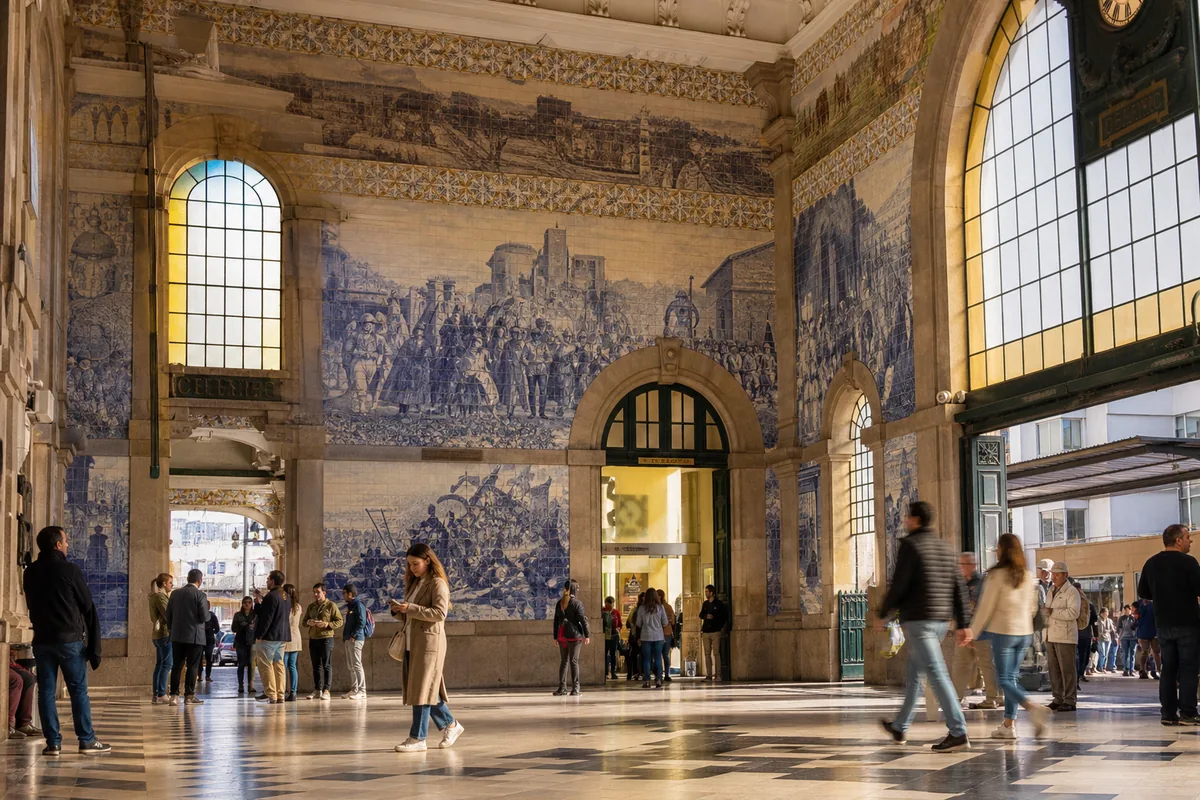 Estação de São Bento, no Porto