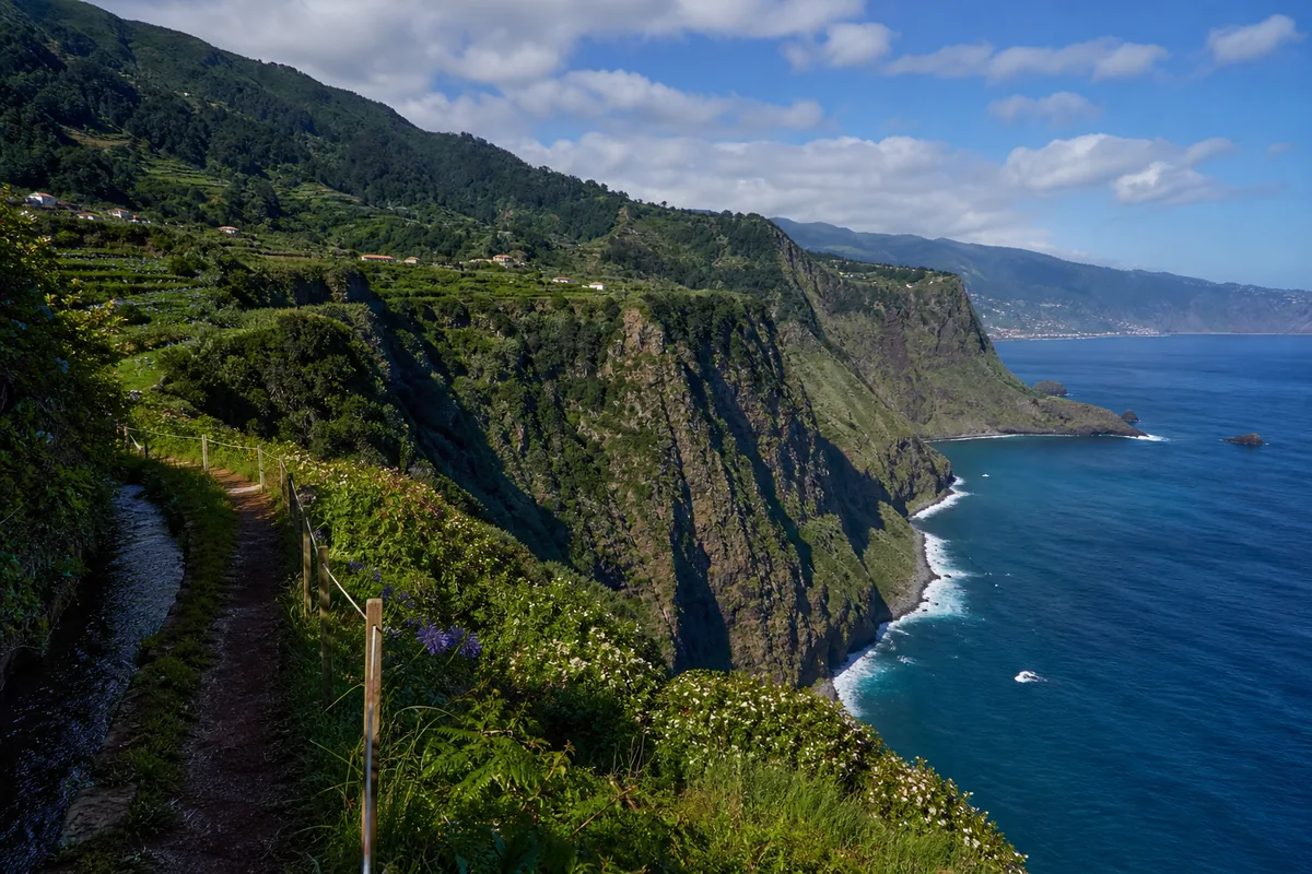 Costa da ilha da Madeira