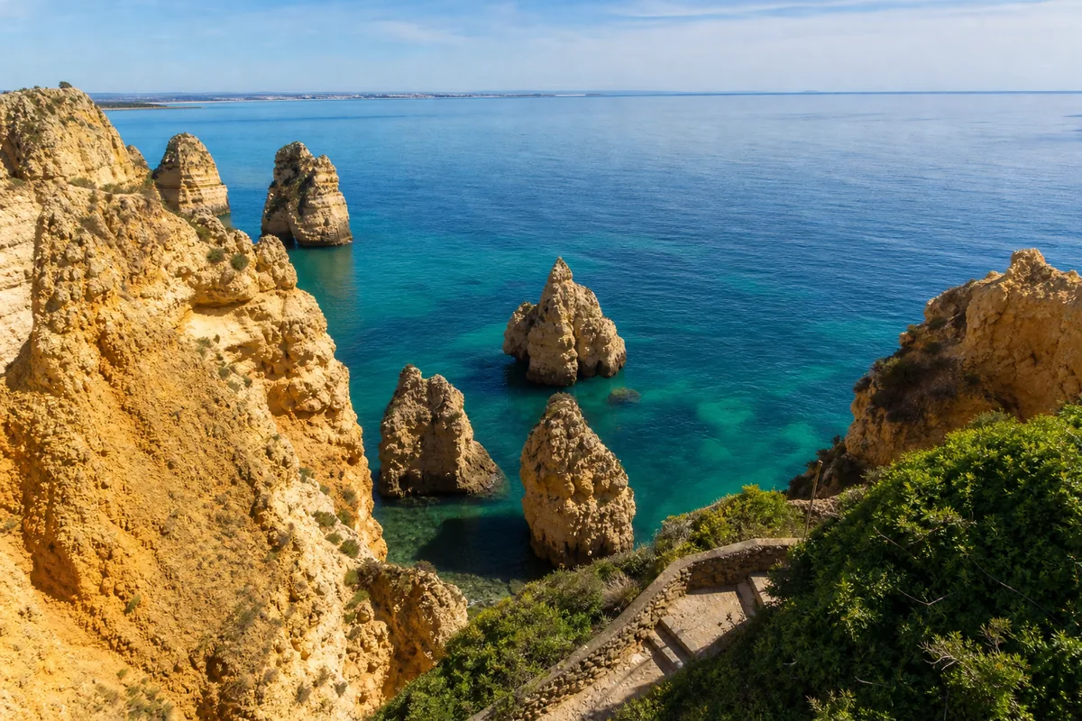 Falésias da costa do Algarve