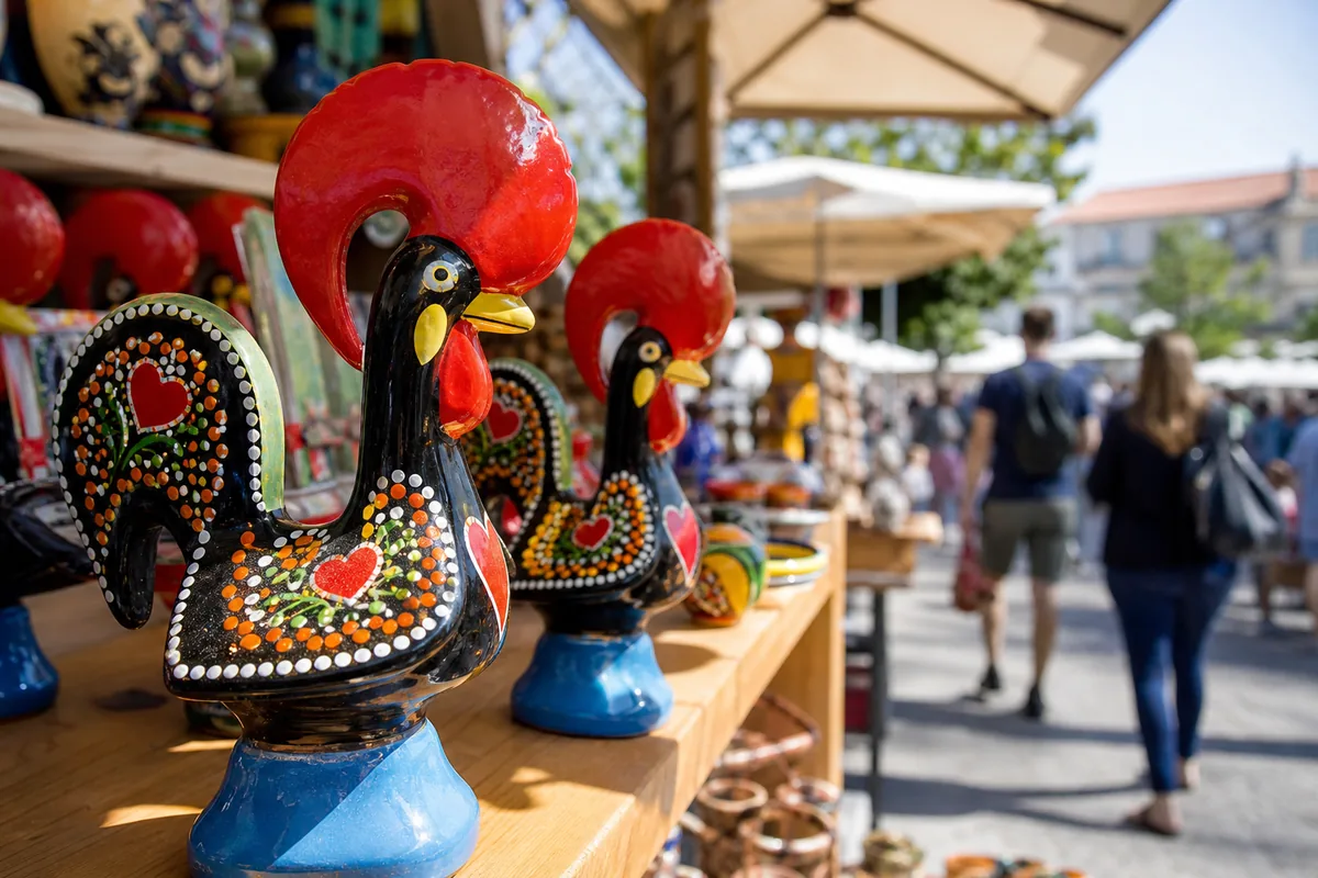 Galo de Barcelos em artesanato português