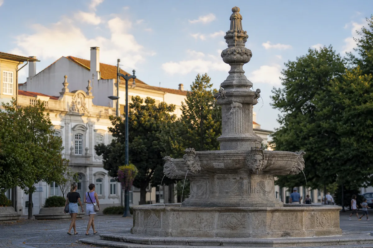 Praça da República, em Viana do Castelo
