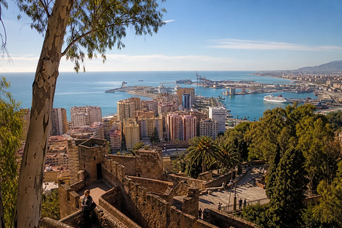 Málaga e o Mediterrâneo