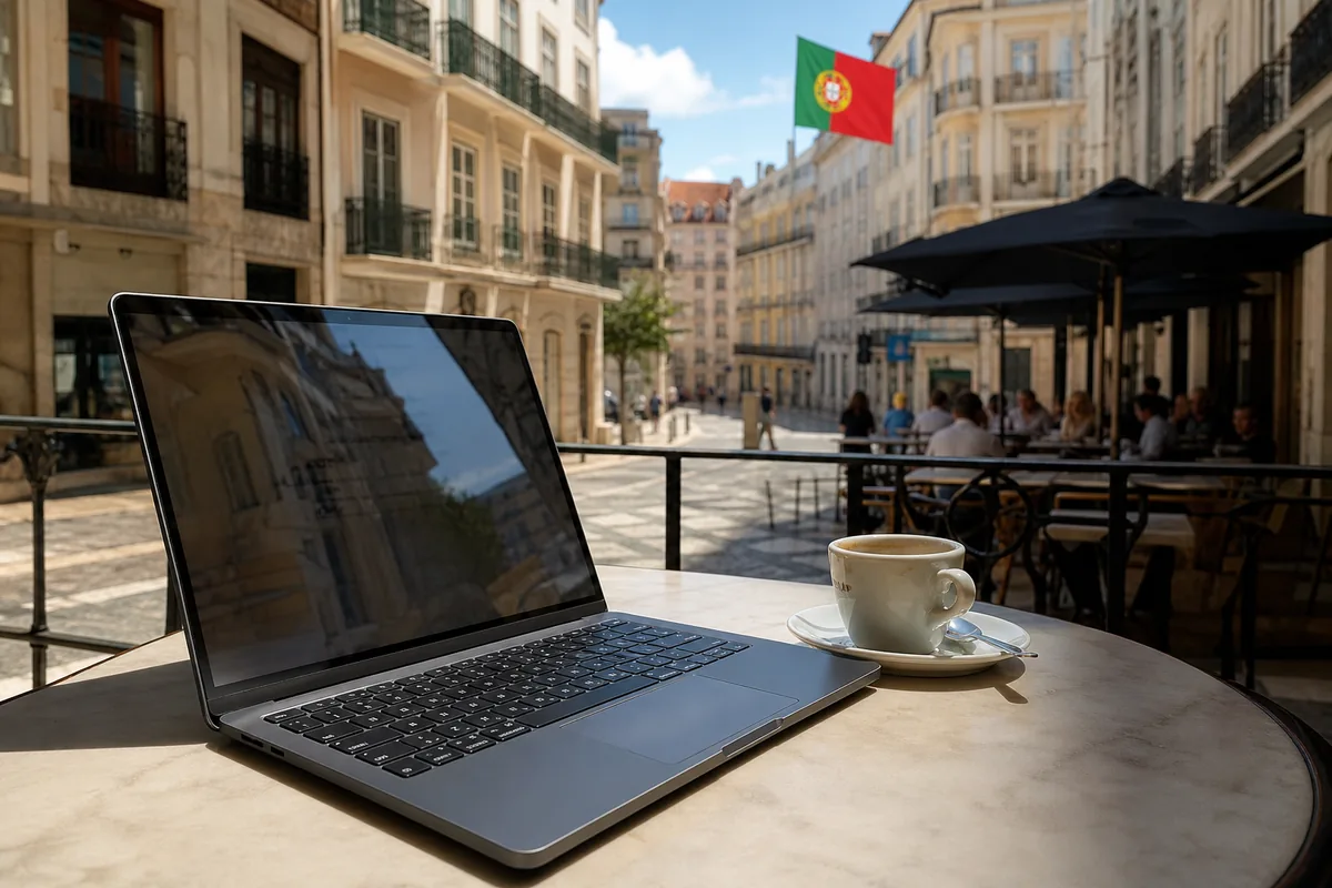 Espaço de incubadora de startups num armazém reabilitado em Lisboa