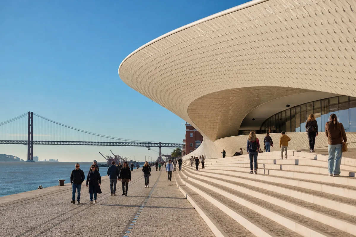 MAAT junto ao Tejo, em Lisboa