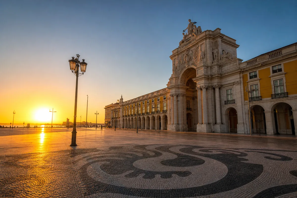 Praça do Comércio, em Lisboa