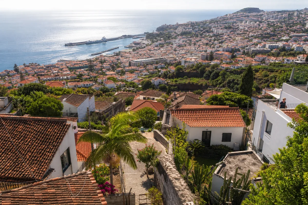 Vista do Funchal, na Madeira