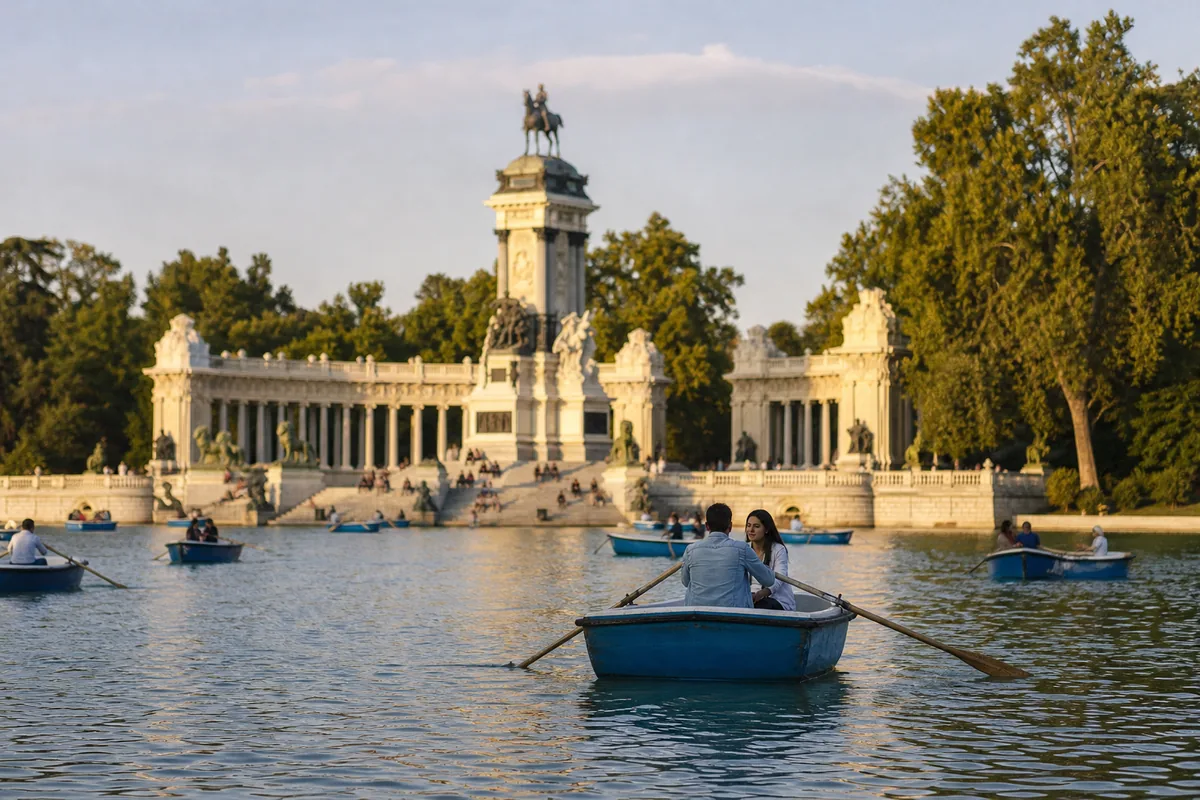 Parque do Retiro, em Madri