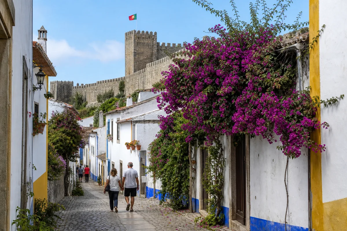 Muralhas e ruas de Óbidos