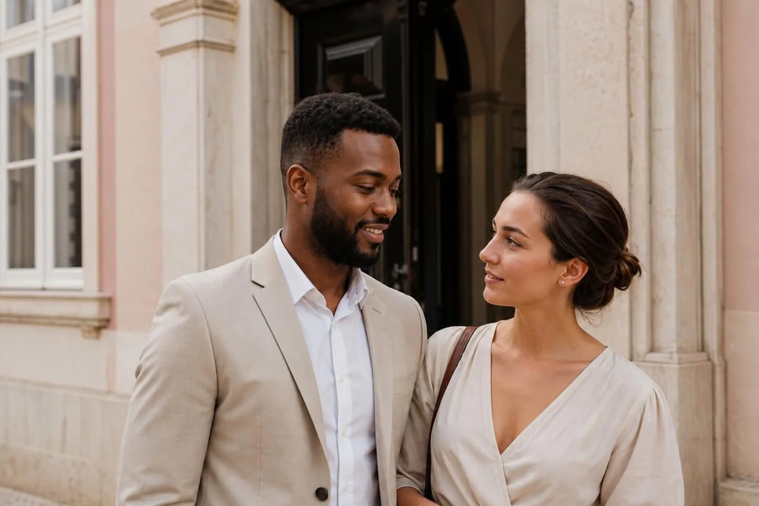 Casal estrangeiro se prepara para iniciar o processo de casamento em Portugal